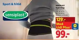 Lidl SENSIPLAST Rygbandage tilbud