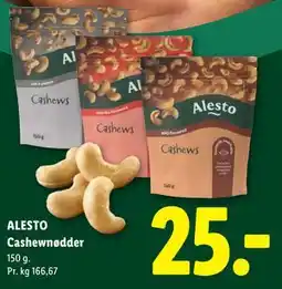 Lidl ALESTO Cashewnødder tilbud