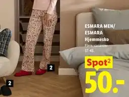 Lidl ESMARA MEN/ ESMARA Hjemmesko tilbud