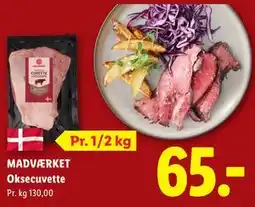 Lidl MADVÆRKET Oksecuvette tilbud