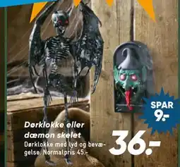 Bilka Dørklokke eller dæmon skelet tilbud