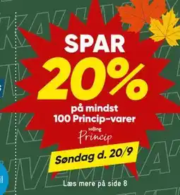Bilka Princip-varer tilbud