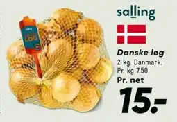 Bilka Danske løg tilbud