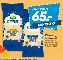 Bilka Klovborg skæreost tilbud