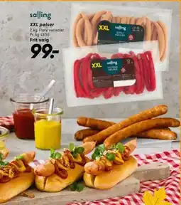 Bilka XXL pølser tilbud