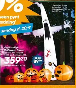 Bilka Oppustelige Halloween figurer tilbud