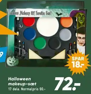Bilka Halloween makeup-sæt tilbud