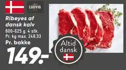 Bilka Ribeyes af dansk kalv tilbud