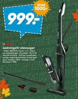 Bilka Ledningsfri støvsuger tilbud