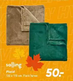 Bilka Plaid tilbud