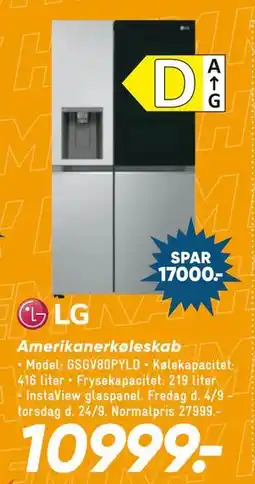 Bilka Amerikanerkøleskab tilbud