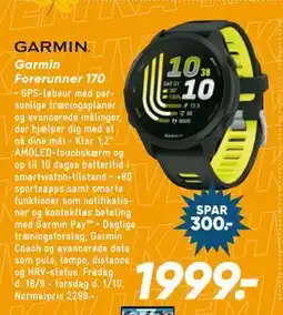 Bilka Garmin Forerunner 170 tilbud