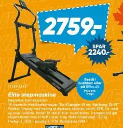 Bilka Elite stepmaskine tilbud