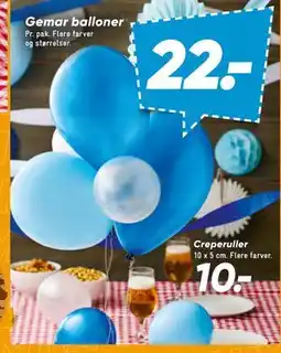 Bilka Gemar balloner tilbud