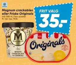 Bilka Magnum crackables eller Frisko Originals tilbud