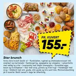 Bilka Stor brunch tilbud