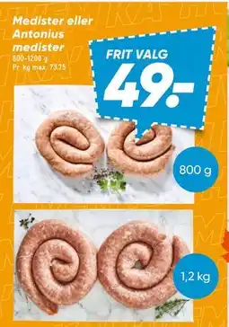 Bilka Medister eller Antonius medister tilbud