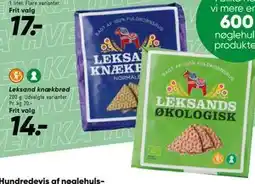 Bilka Leksand knækbrød tilbud