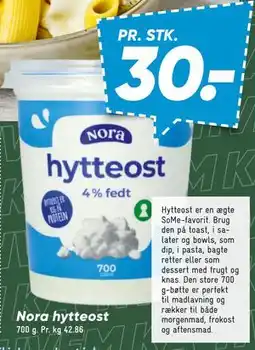 Bilka Nora hytteost tilbud