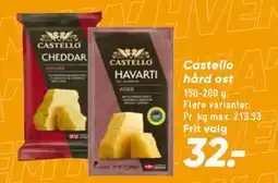 Bilka Castello hård ost tilbud