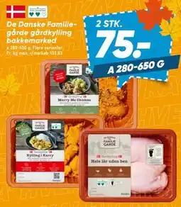 Bilka De Danske Familiegårde gårdkylling bakkemarked tilbud