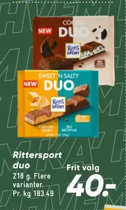 Bilka Rittersport duo tilbud
