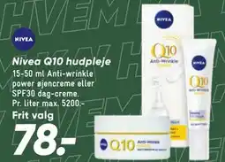 Bilka Nivea Q10 hudpleje tilbud