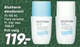 Bilka Biotherm deodorant tilbud