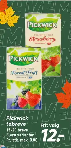 Bilka Pickwick tebreve tilbud