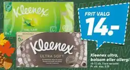 Bilka Kleenex ultra, balsam eller allergi tilbud