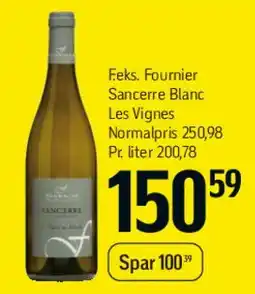 Føtex Fournier Sancerre Blanc (Les Vignes) tilbud