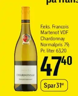 Føtex Francois Martenot VDF Chardonnay tilbud