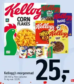Føtex Kellogg's morgenmad tilbud