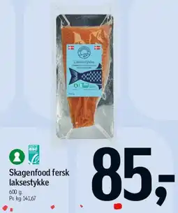 Føtex Skagenfood fersk laksestykke tilbud