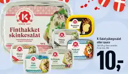 Føtex K-Salat pålægssalat eller sauce tilbud