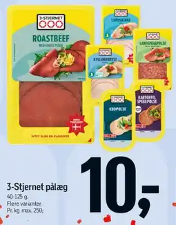 Føtex 3-Stjernet pålæg tilbud