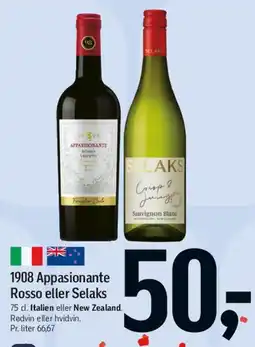 Føtex 1908 Appassionante Rosso eller Selaks tilbud