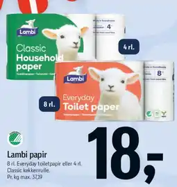 Føtex Lambi papir tilbud
