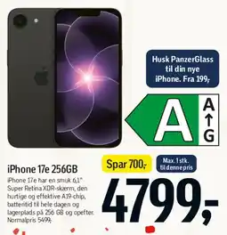 Føtex iPhone 17e 256GB tilbud