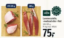 Føtex Lammeculotte, -mørbrad eller -filet tilbud
