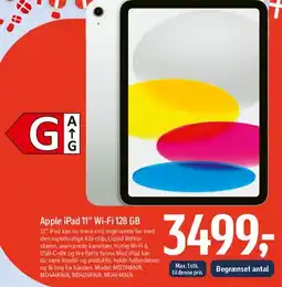Føtex Apple iPad 11 Wi‑Fi 128 GB tilbud