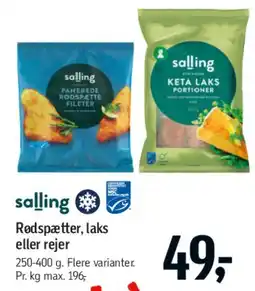 Føtex Salling - Rødspætte, laks eller rejer tilbud