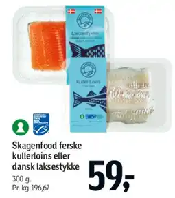 Føtex Skagenfood - ferske fiskefileter / dansk laksetykke tilbud