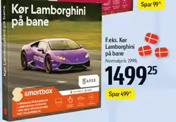 Føtex Kør Lamborghini på bane tilbud