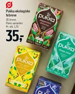 Føtex Pukka økologiske tebreve tilbud