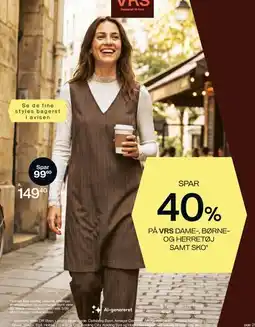 Føtex SPAR 40% på VRS tøj og sko tilbud