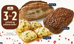 Føtex 3 for 2 på brød og pakkede boller tilbud