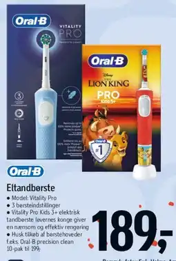 Føtex Eltandbørste tilbud