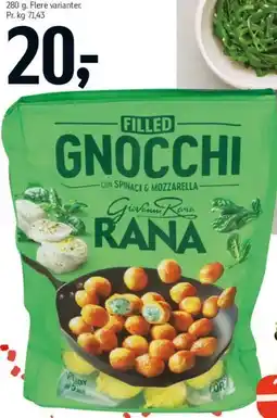 Føtex Rana fyldte gnocchi tilbud