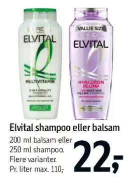 Føtex Head & Shoulders shampoo eller balsam tilbud